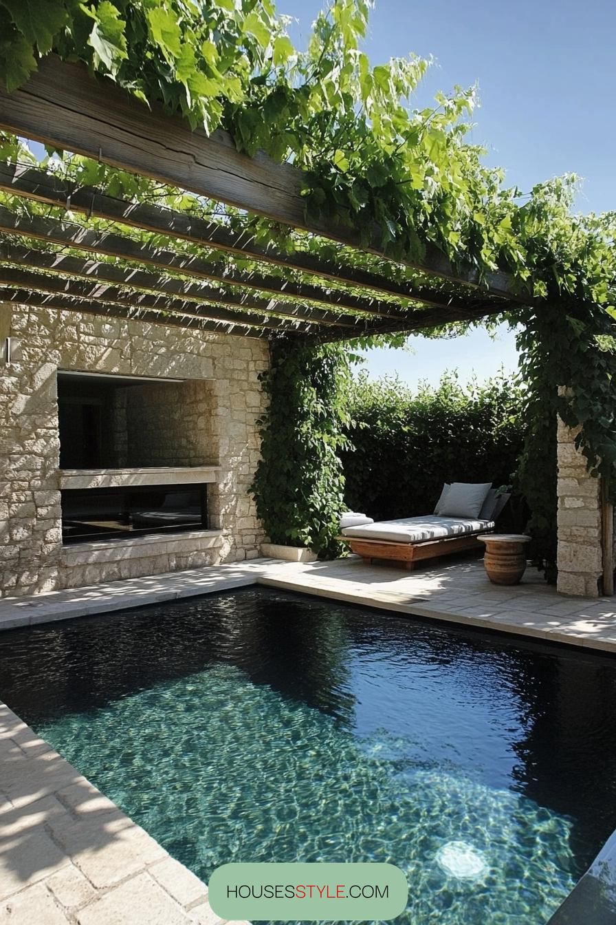 Vine-Covered Pool Retreat - photo 2