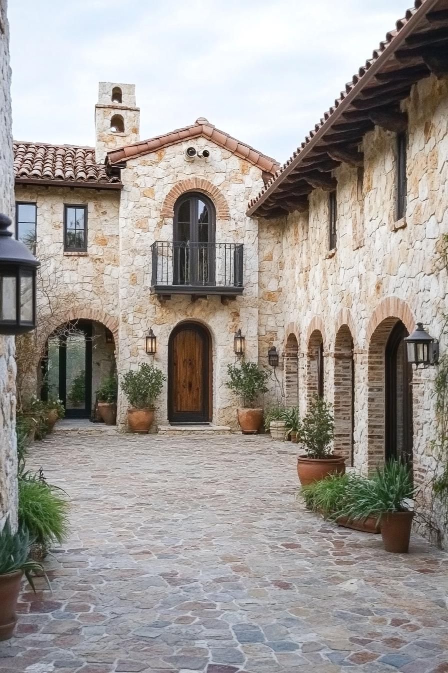 A Welcoming Courtyard in Spain