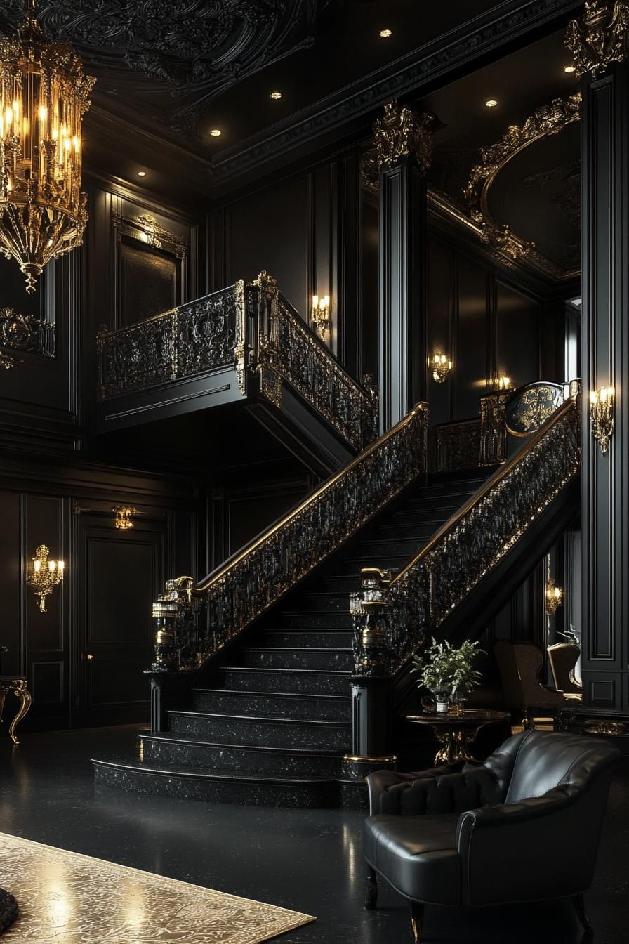 Baroque Estate With Gold and Mahogany - photo 2