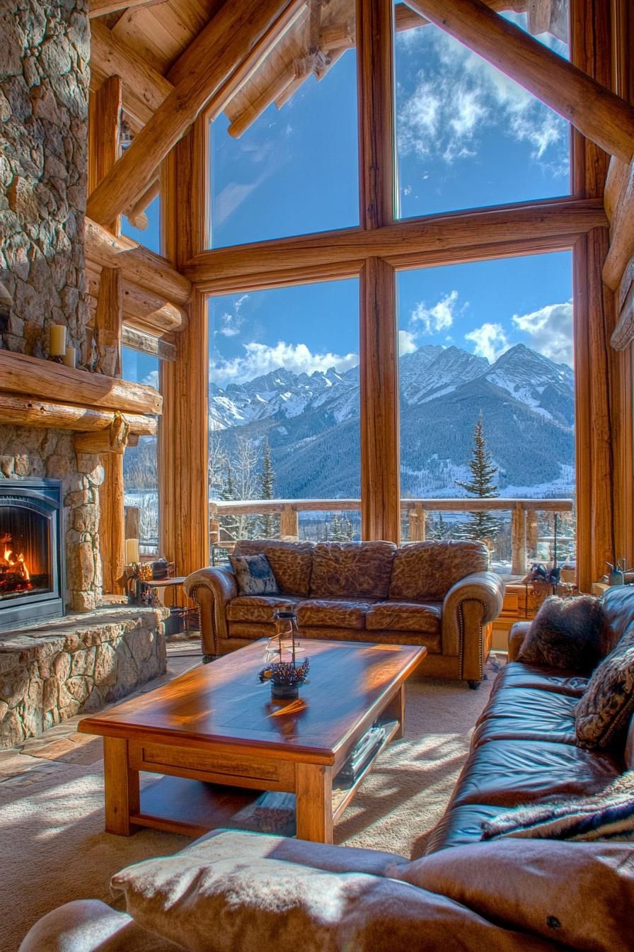 Luxury Mountain Lodge With Grand Stone Fireplace - photo 3