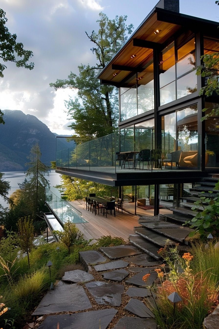 Terraced Multi-Level Glass Cabin - photo 3