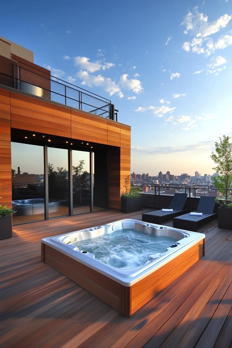 Private Rooftop Spa With Hot Tub and Sauna - photo 4