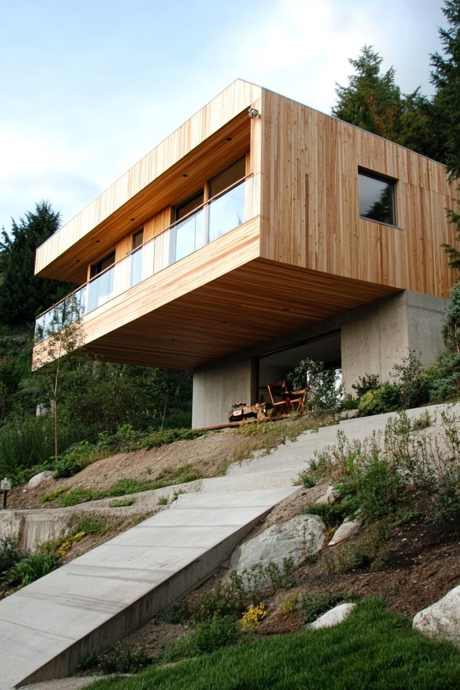 Knotty Pine Siding With a Cantilevered Design - photo 2