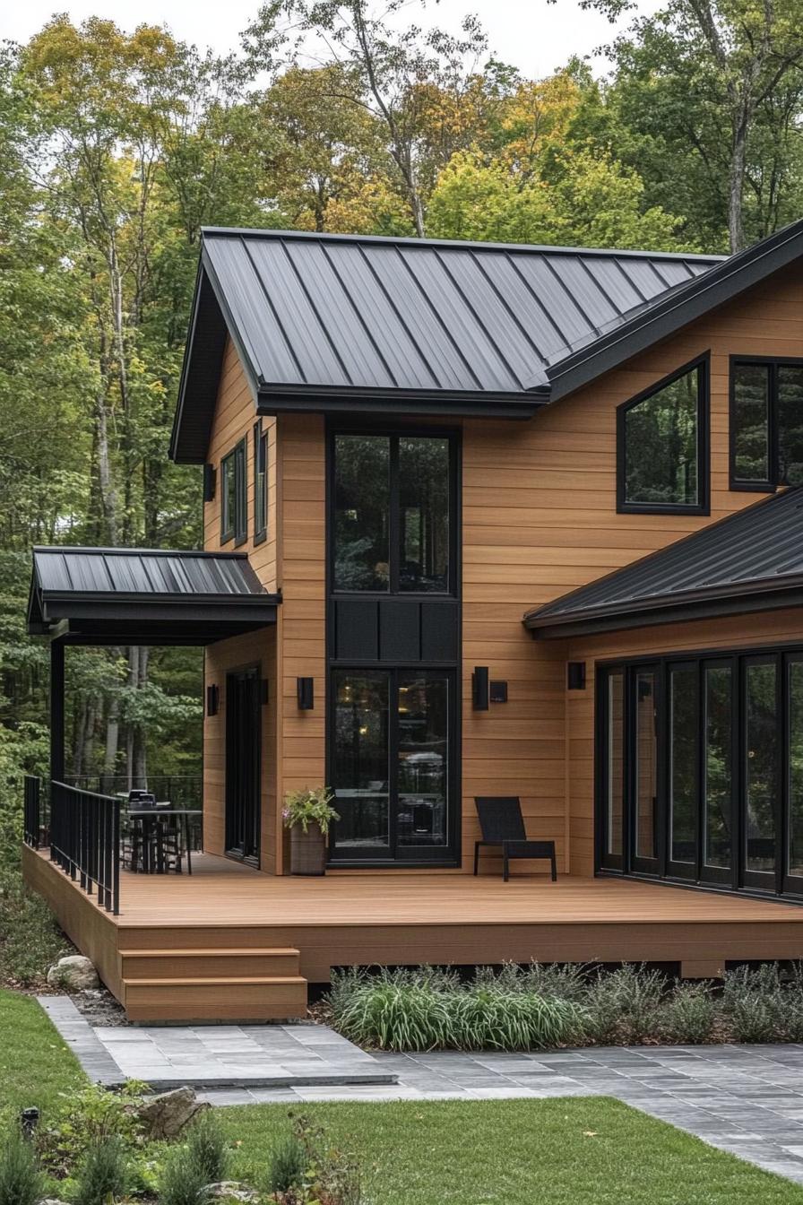 Contemporary Wooden Dream Home