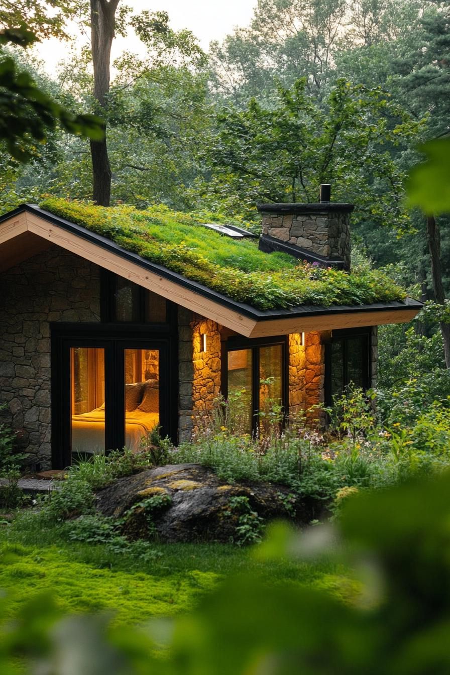 Tiny Homes Topped With Green Roofs and Solar Panels - photo 3