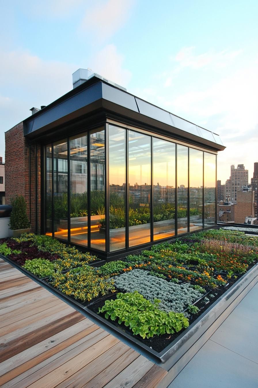 Rooftop Greenhouse With Automated Irrigation - photo 4