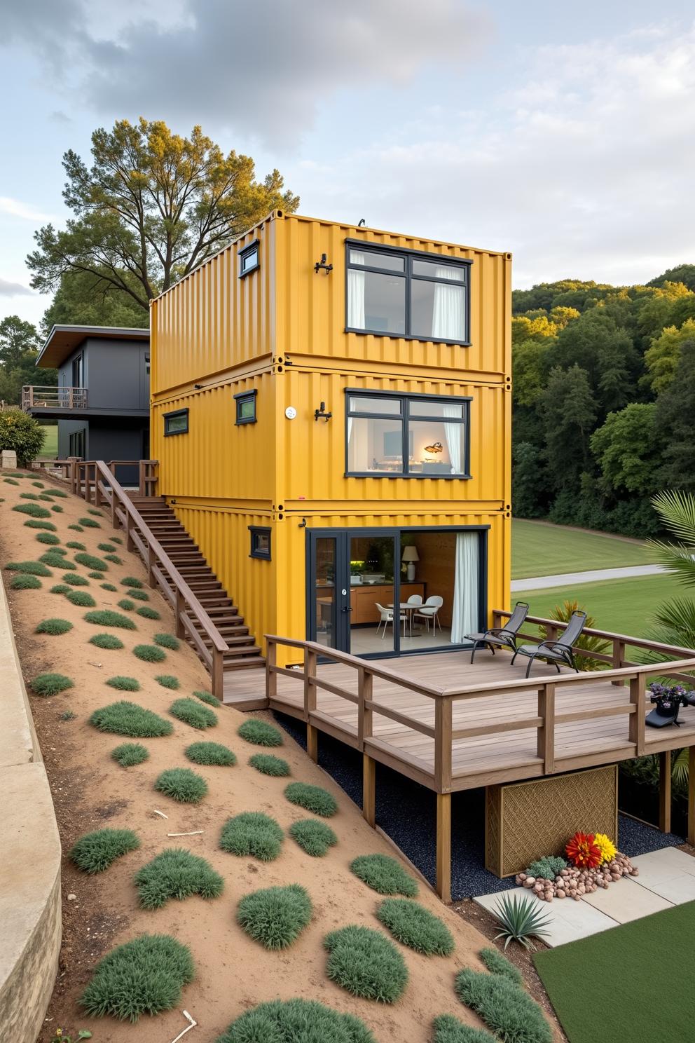 A Vibrant Retreat: Sunset Cargo Castle