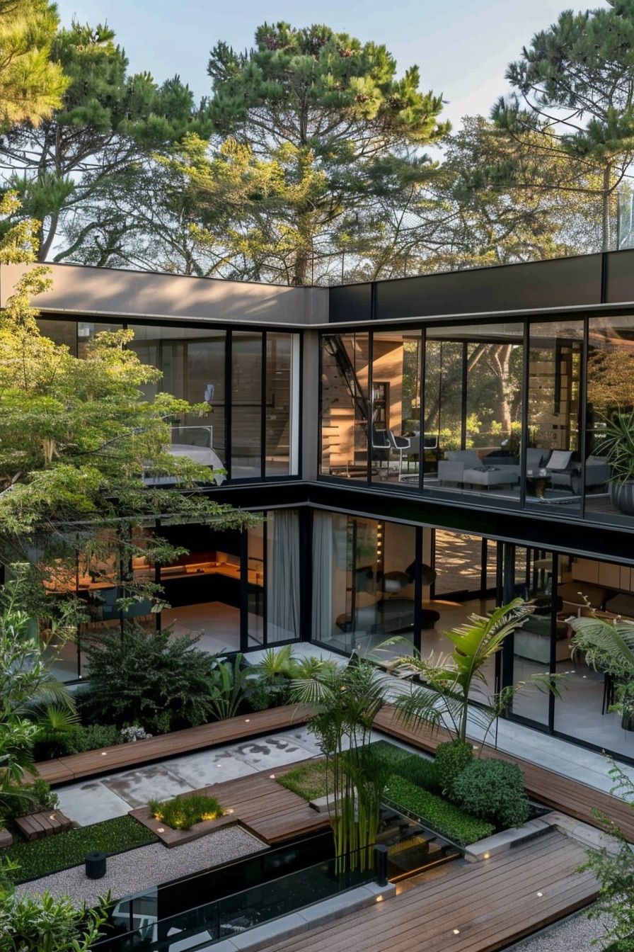 Courtyards Framed by Glass Walls - photo 2