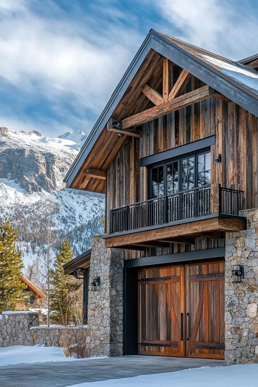 A Rustic Escape Built From Timber and Stone