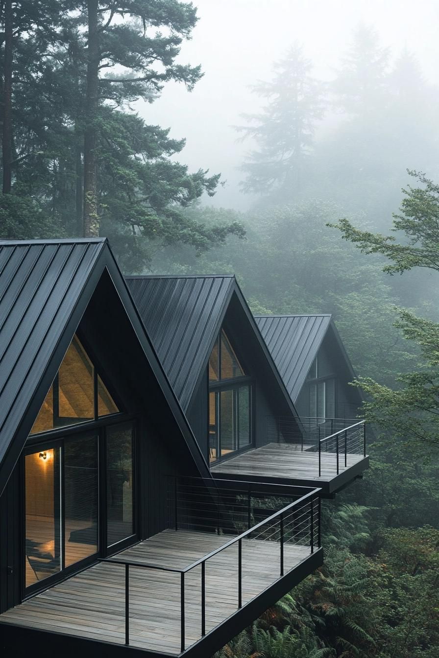 Twin A-frame Structure Design - photo 3