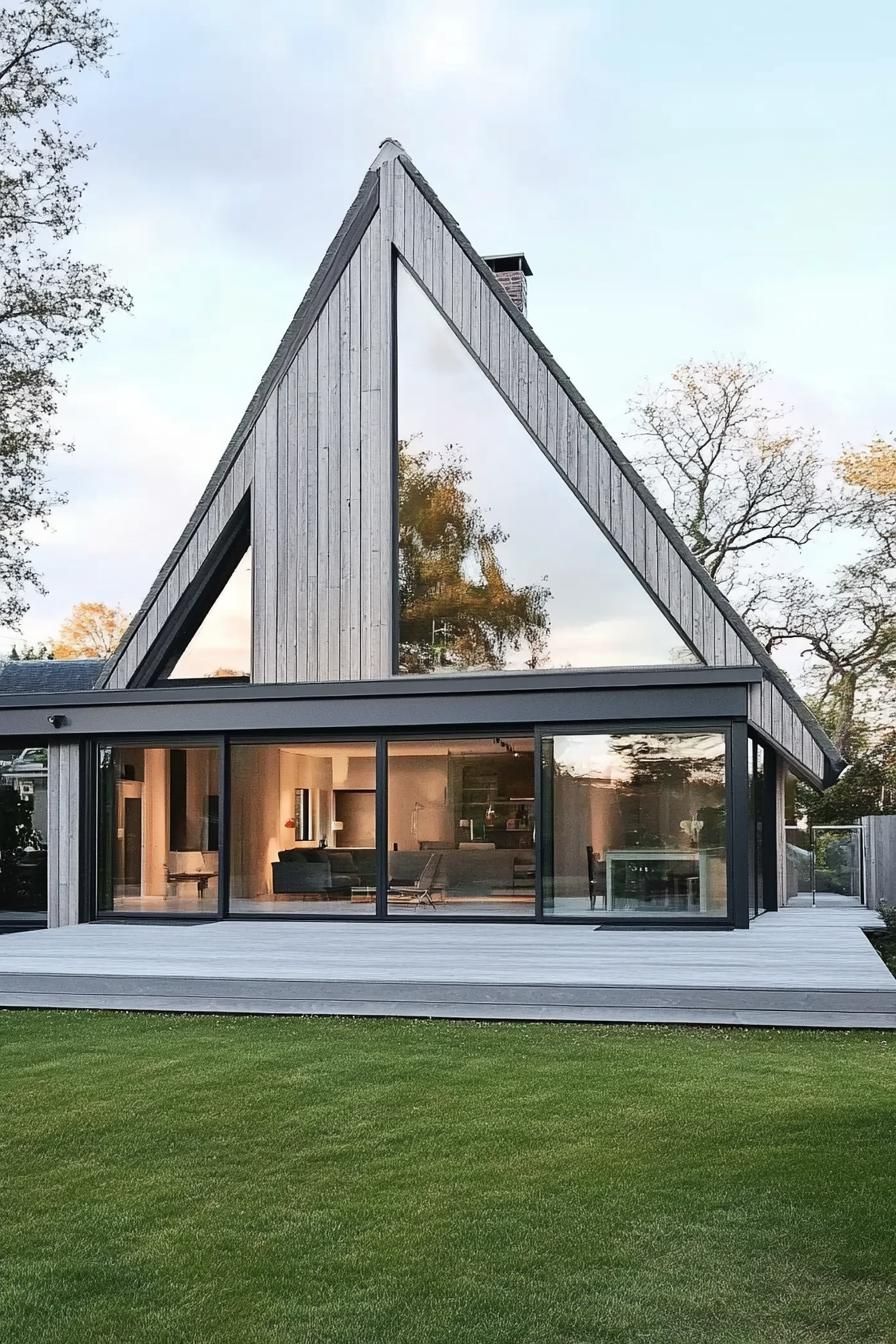 Minimalist A-Frame With a Modern Edge