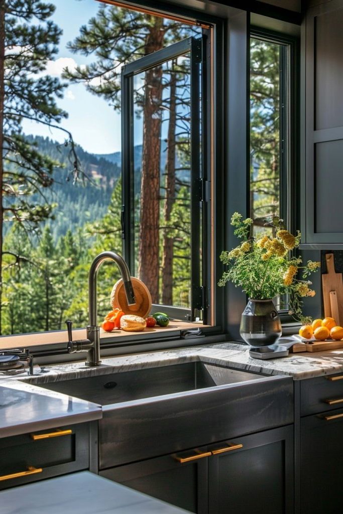 Mountain Views Framed Above the Sink - photo 2