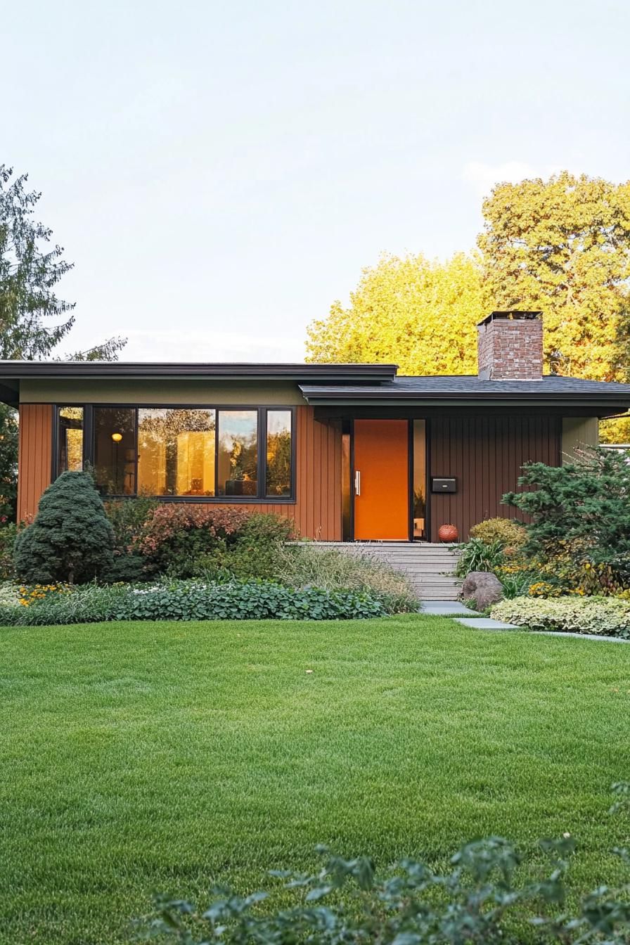 Earth-Tone Palettes With Bold Accent Colors - photo 3