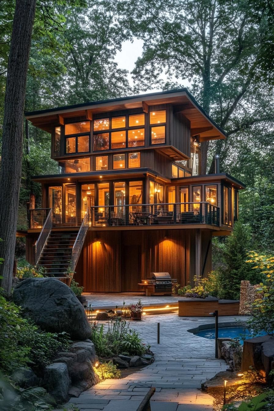 Modern Treehouses With Lake Views - photo 3