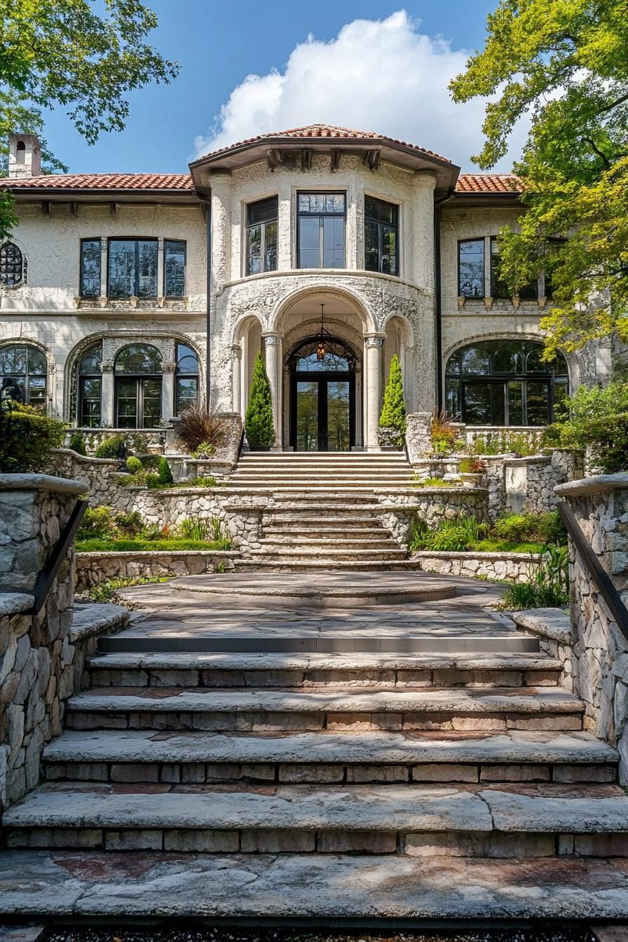 Art Deco Mansion With Rooftop Pool