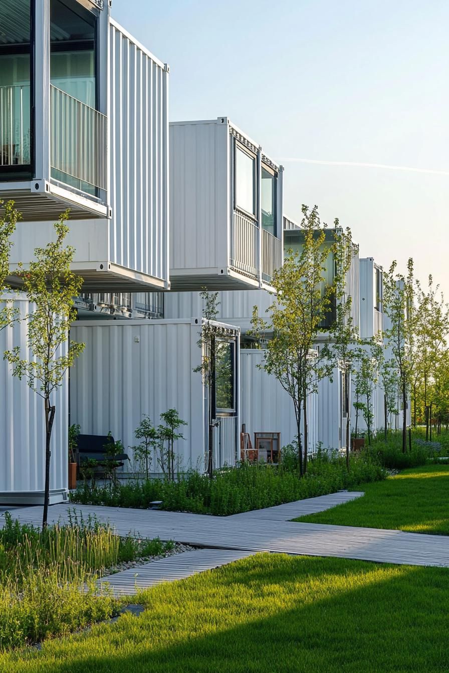 Container Apartments That Bring in Nature