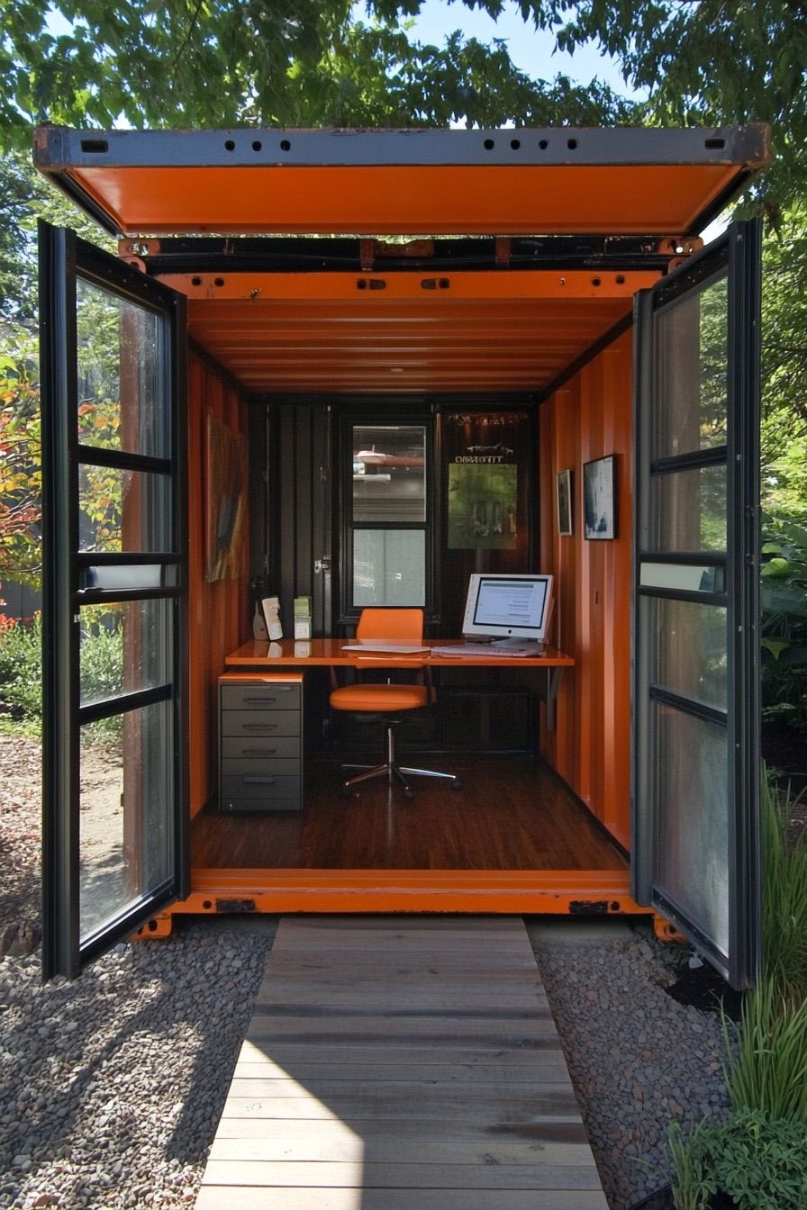 Compact Container Studio Space