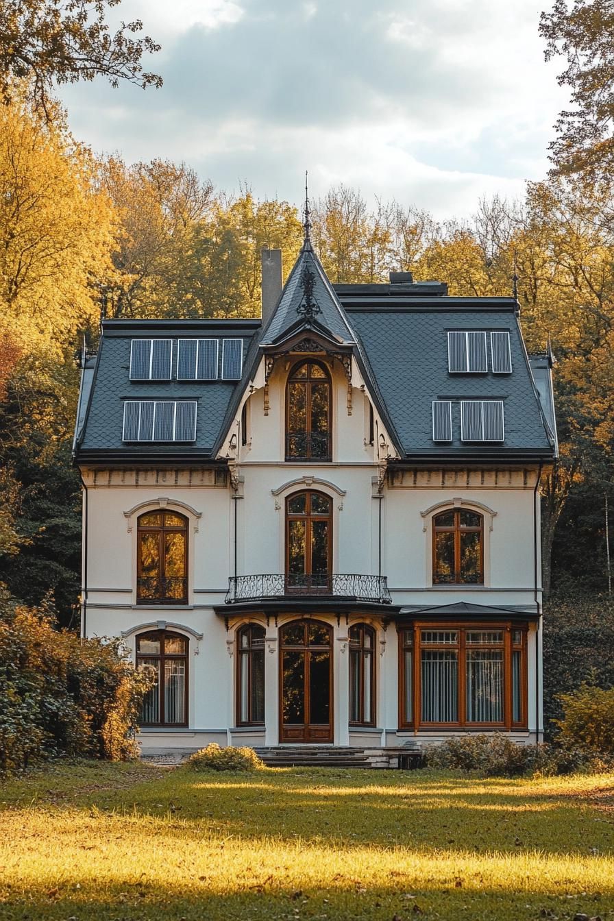 Mansard Roofs With Solar Panels