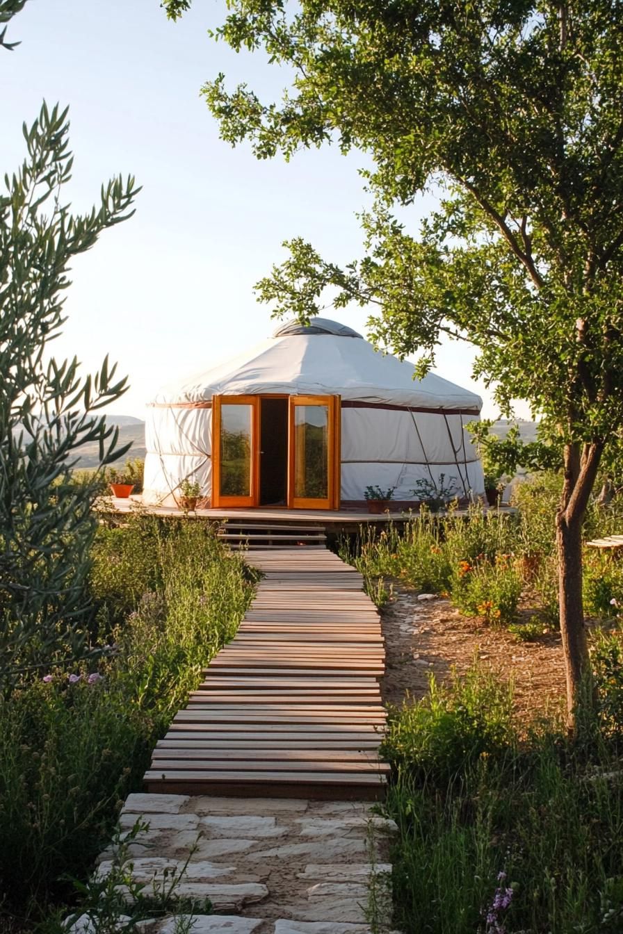 Yurts Set Within Permaculture Landscapes - photo 3