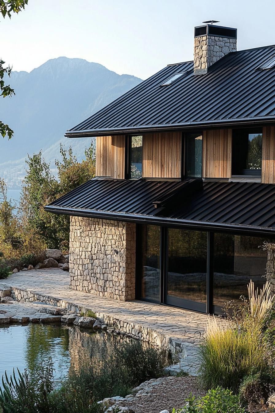 Rustic Shingles Paired With A Metal Roof - photo 4