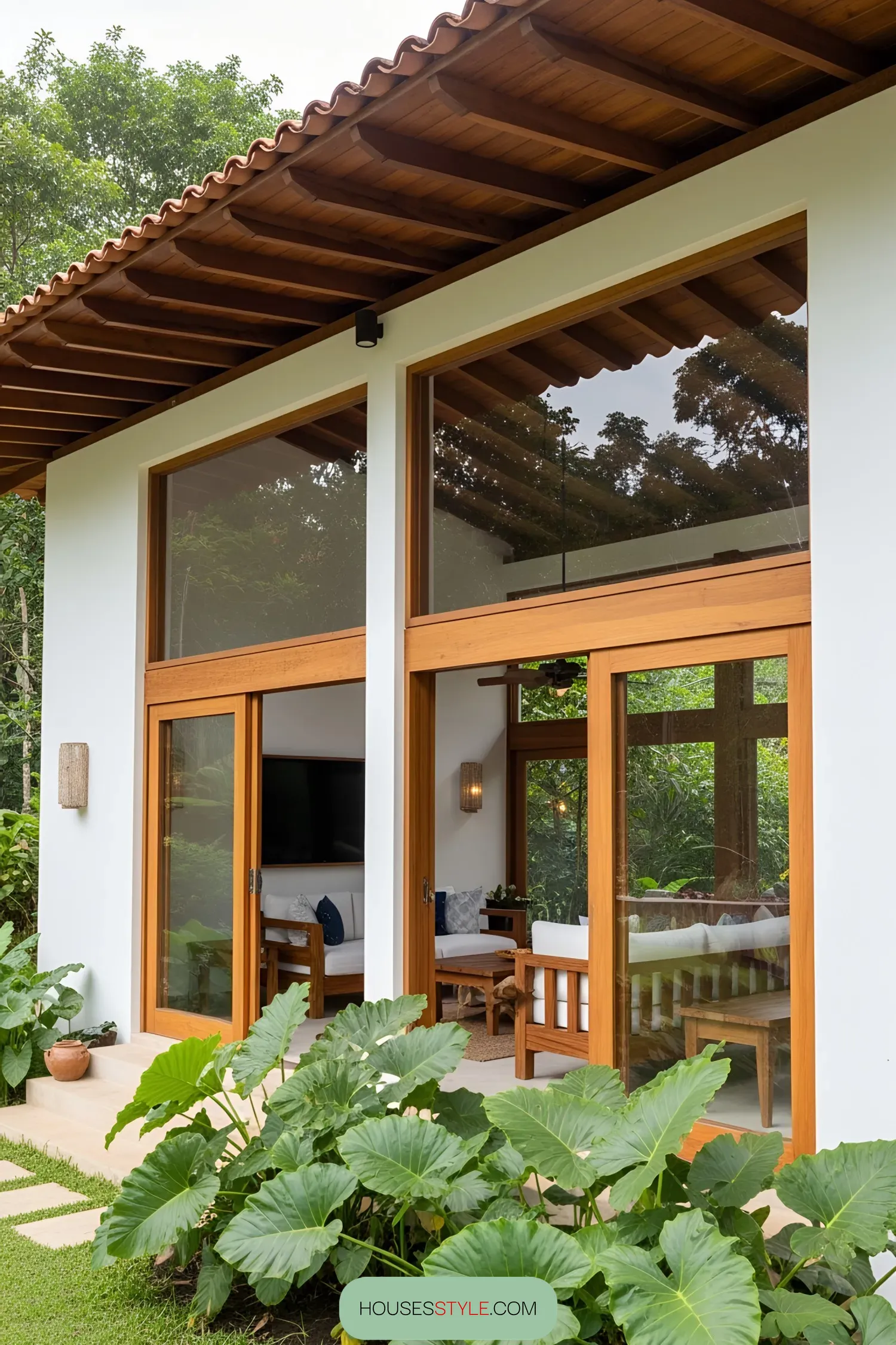 Colonial Charm Tucked in Greenery