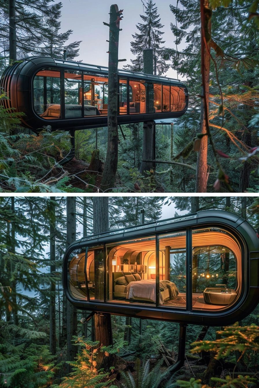 Spinning Treehouse Cabin Design - photo 4