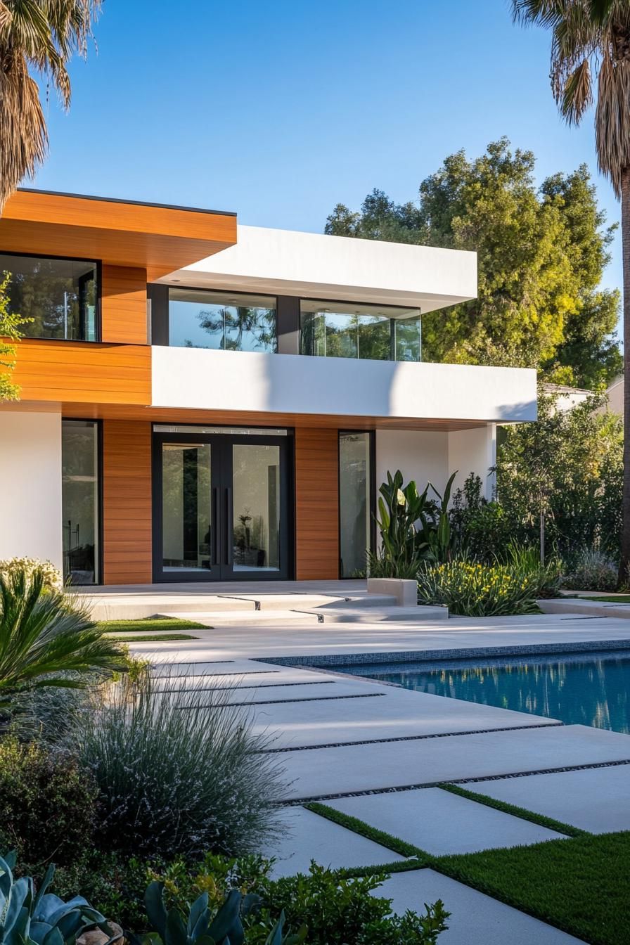 Large Pivot Doors With Smart Glass Panels - photo 2