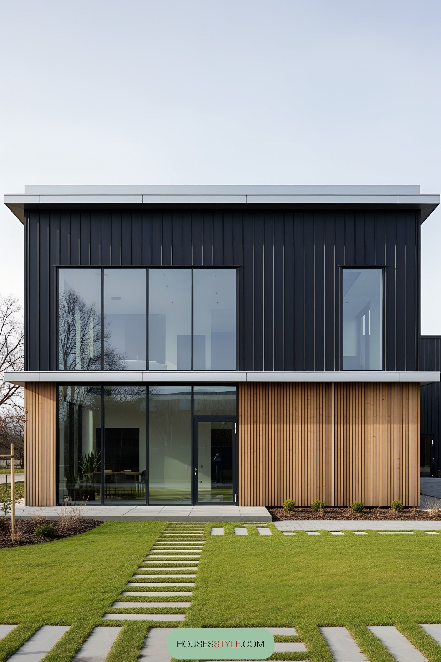 A Calm, Minimalist Industrial Facade