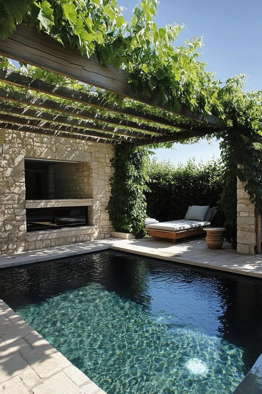 Vine-Covered Pergolas Over the Pool - photo 2