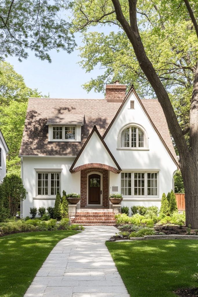 Wood Shingles Paired With Brick Accents - photo 3