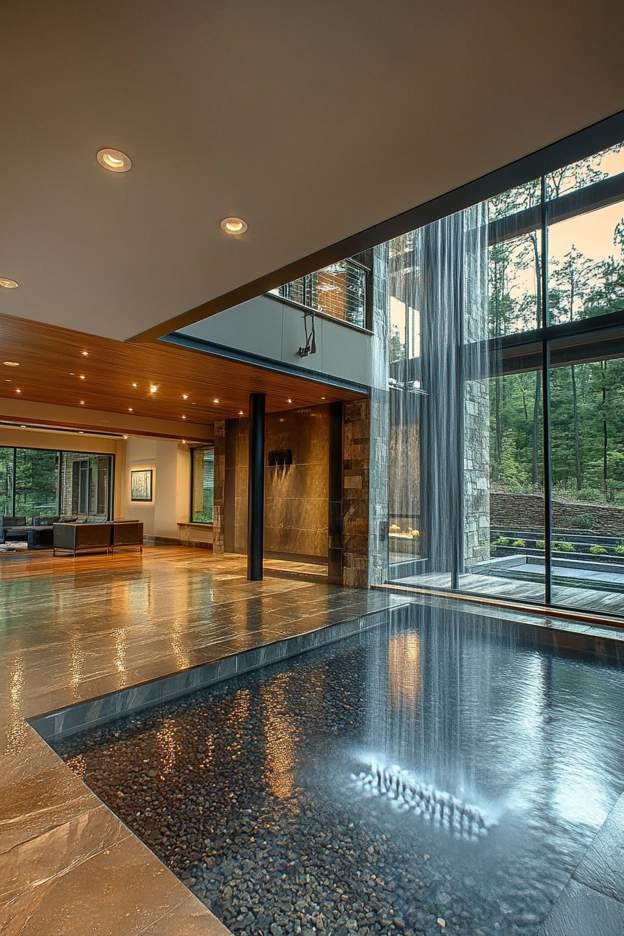Waterfall Feature in Atriums - photo 3