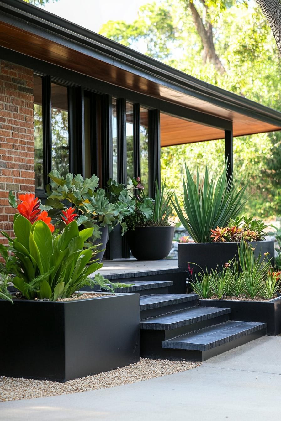 Low-profile Mid-century Planter Ideas