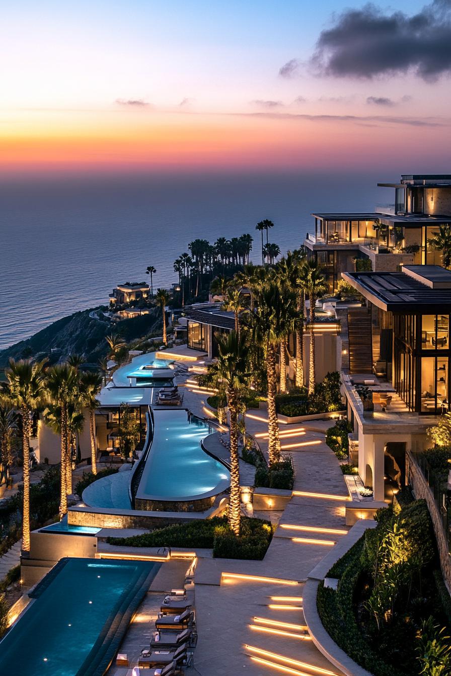 55) Cliffside Oasis With Infinity Pools