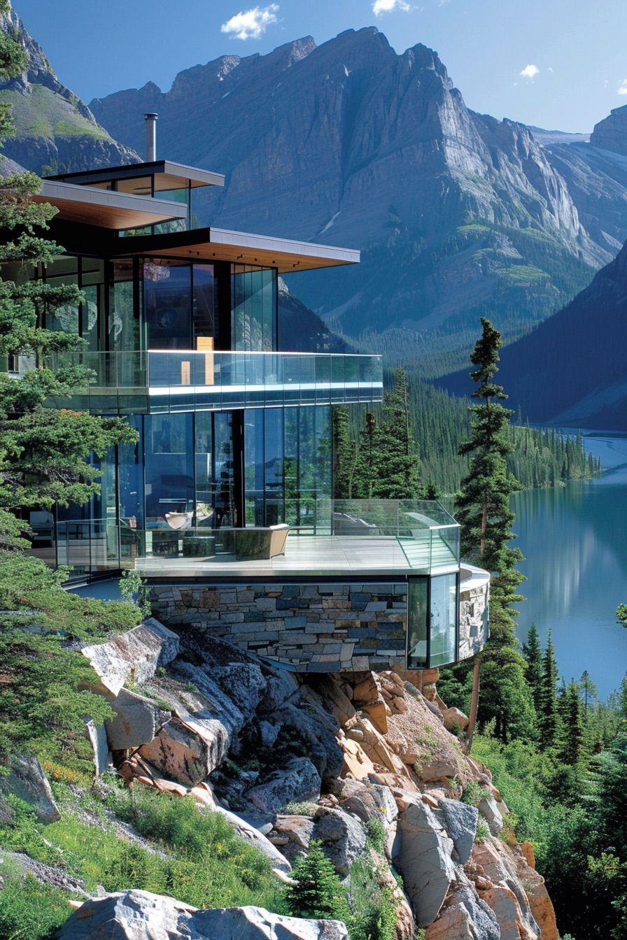 Terraced Multi-Level Glass Cabin - photo 2