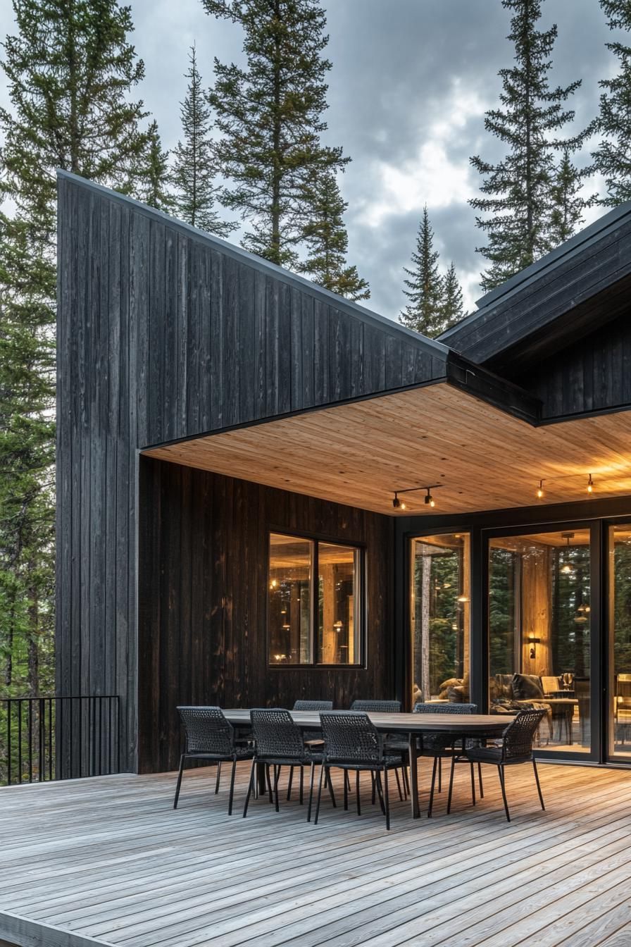 An Elegant Chalet Surrounded by Pines