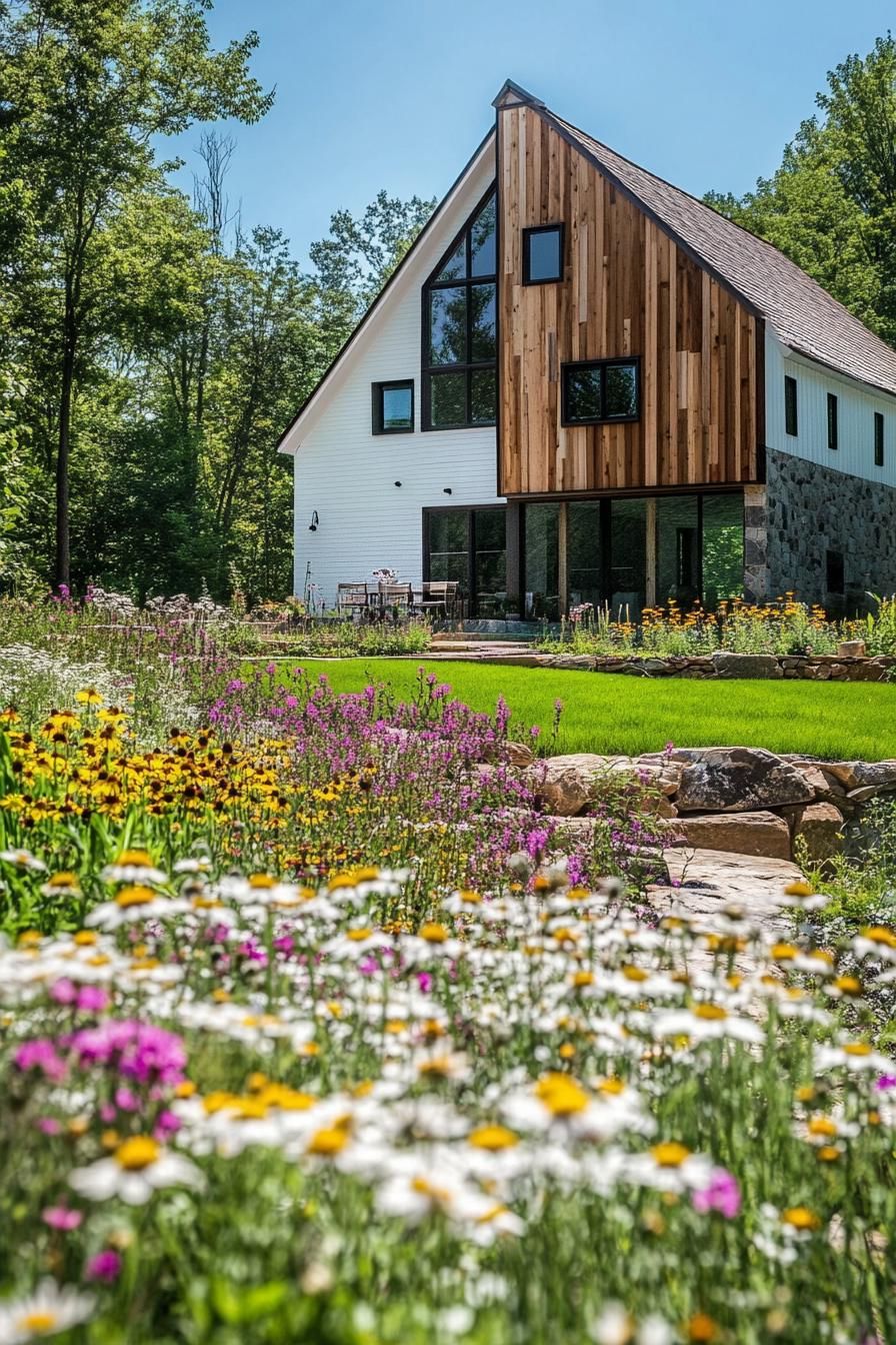 Rustic Barn House With A Wildflower Garden - photo 4