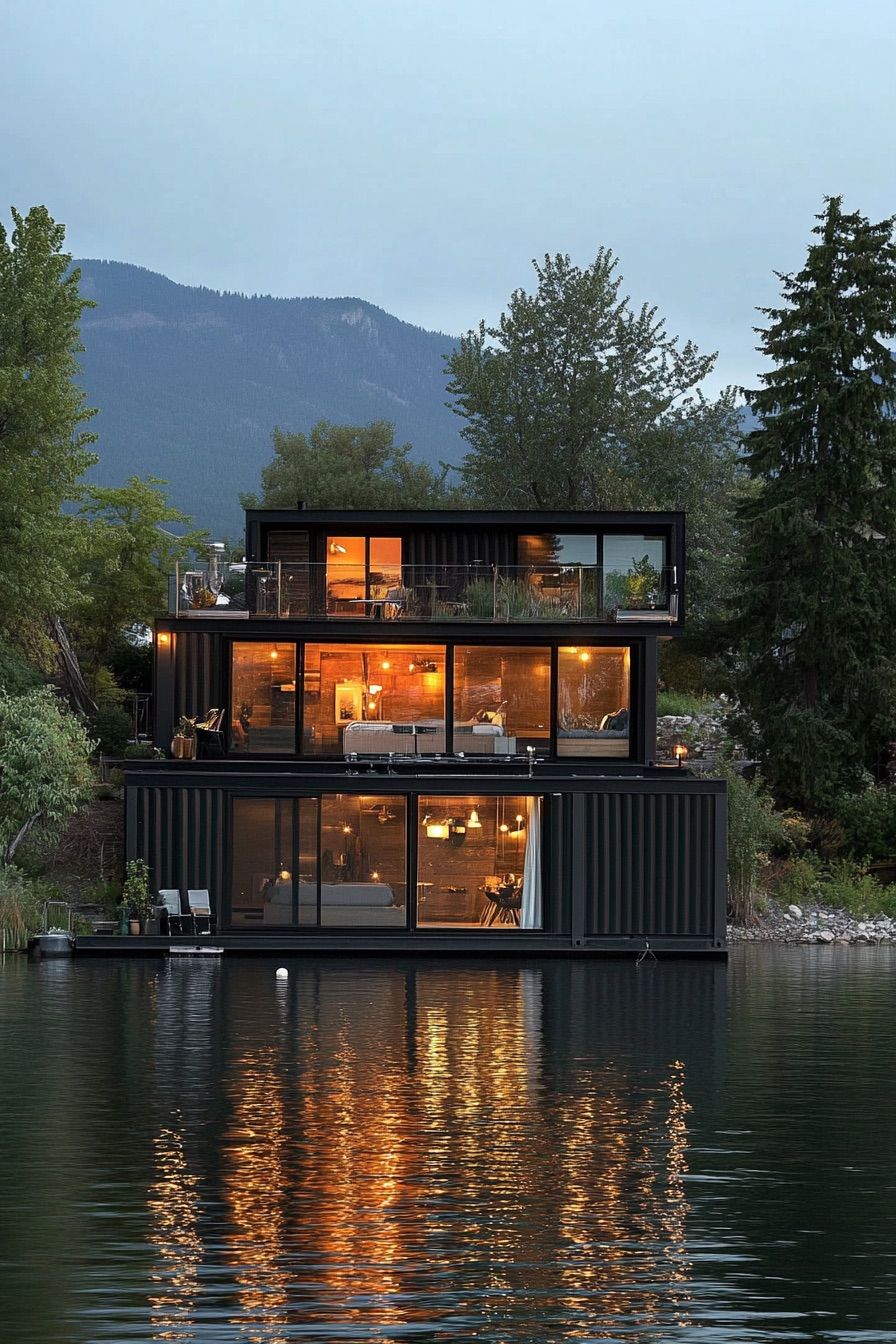 Floating Water Container Cabin - photo 4