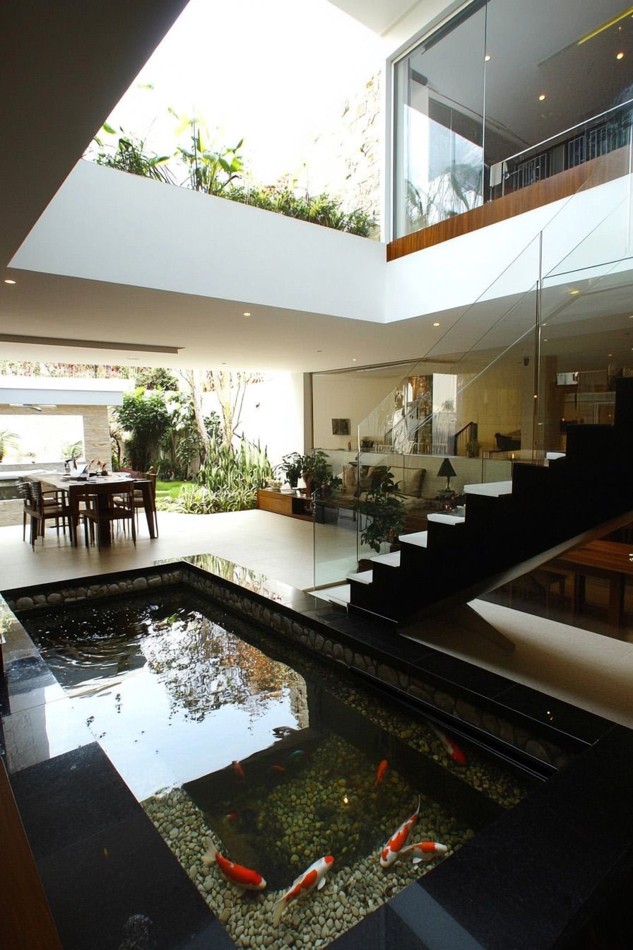 Indoor Koi Pond Feature - photo 2