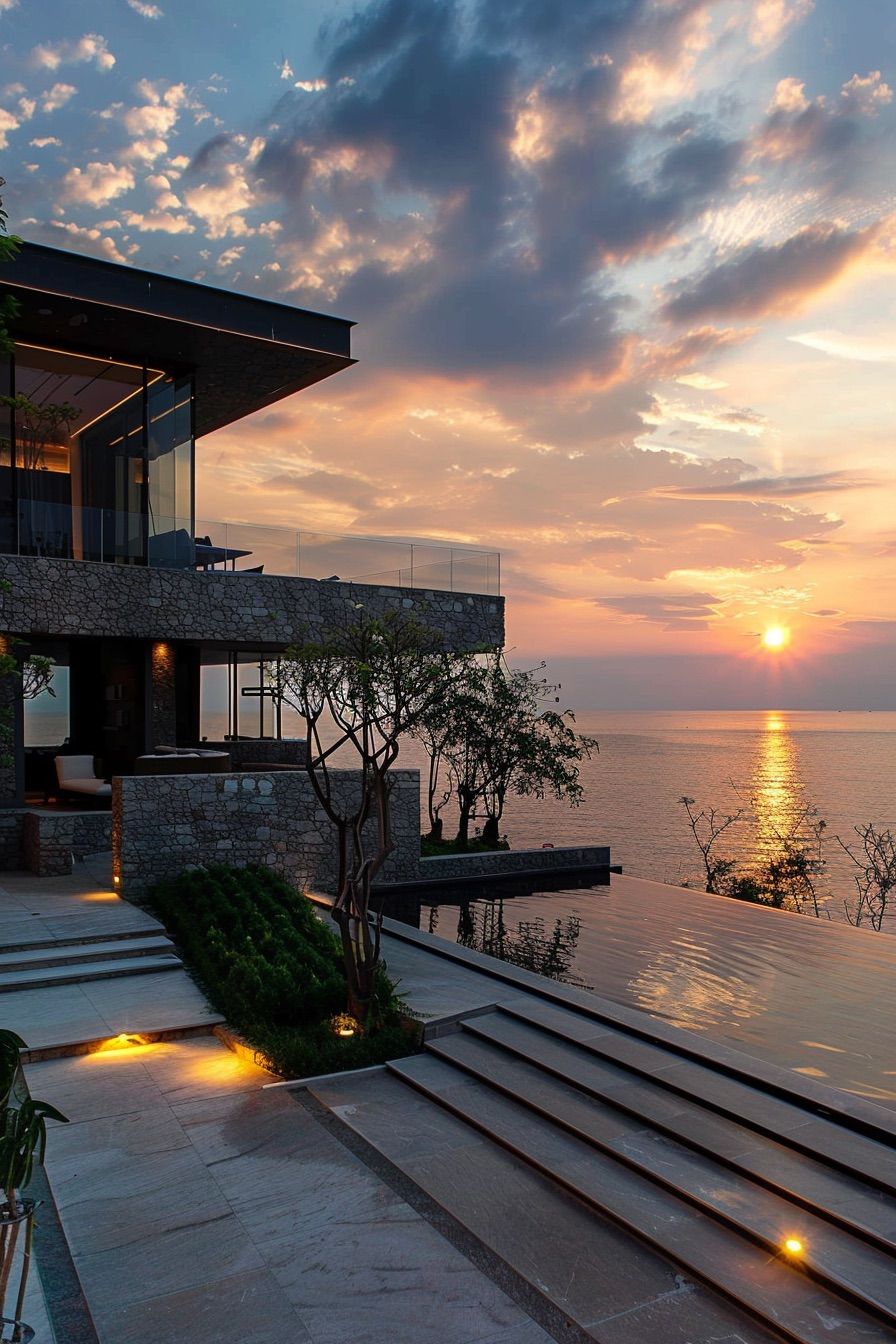 Dramatic Cliffside House Design