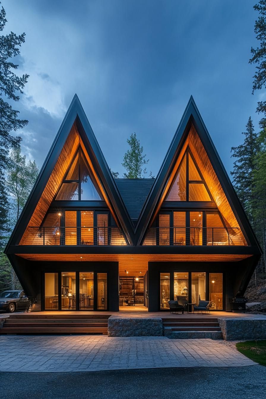 A-Frame Living Redefined With Luxury Touches