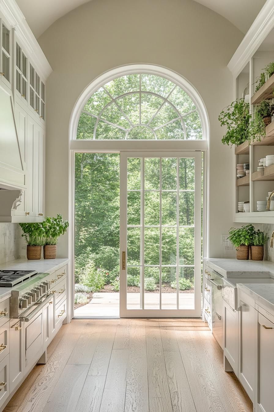 Bright Kitchen Filled With Natural Light