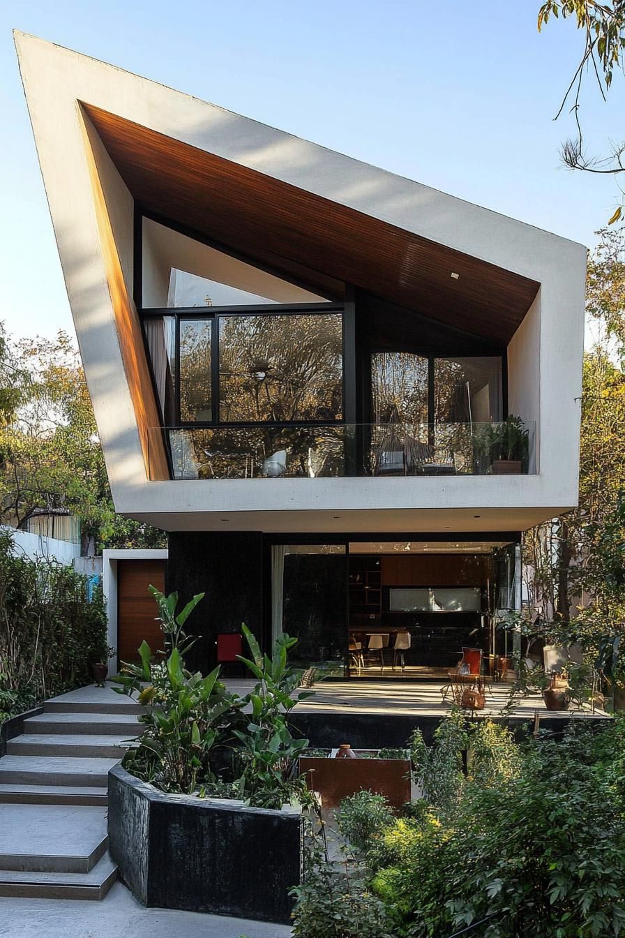 Bold Asymmetrical Zigzag Rooflines - photo 2