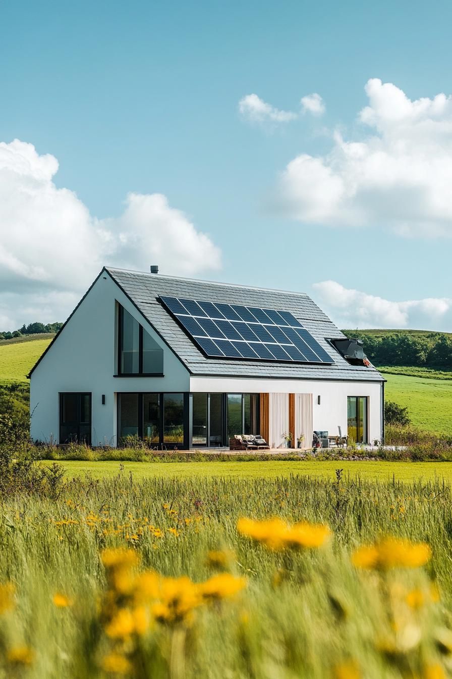 Solar Panels on a Gabled Roof - photo 3