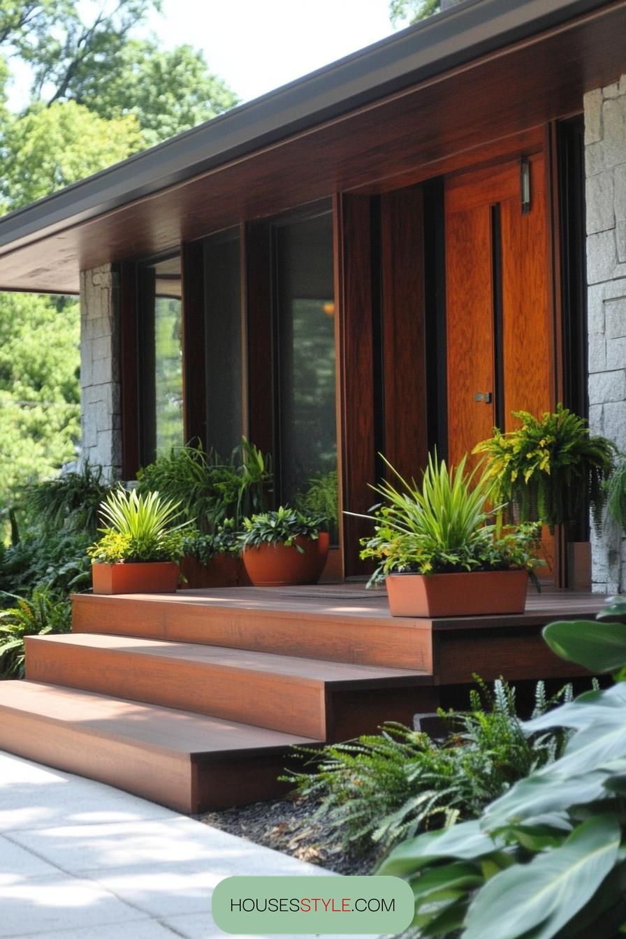 Low-profile, Mid-century Planters - photo 2