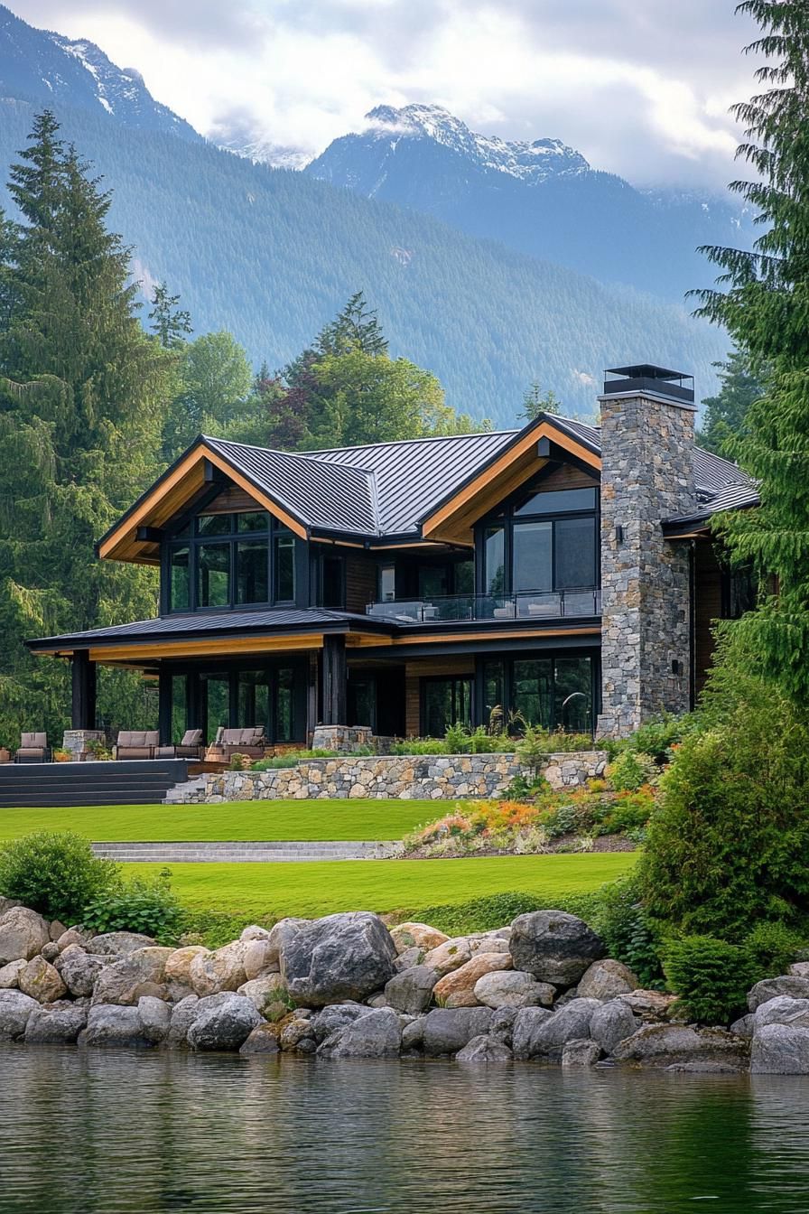 A Cozy Lodge Overlooking Green Peaks