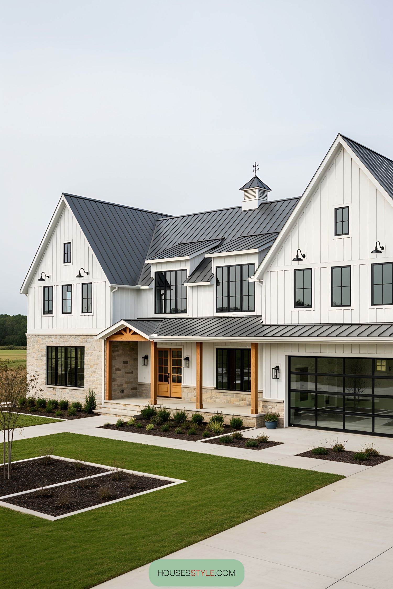 12. Country Charm Meets White Barn Style