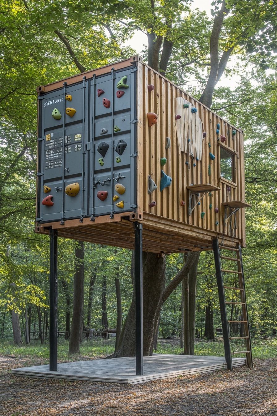 Adventure Climbing Wall Container Cabin - photo 2