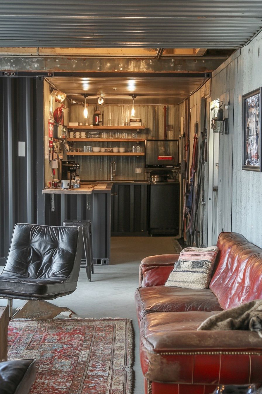Vintage Industrial Container Chic
