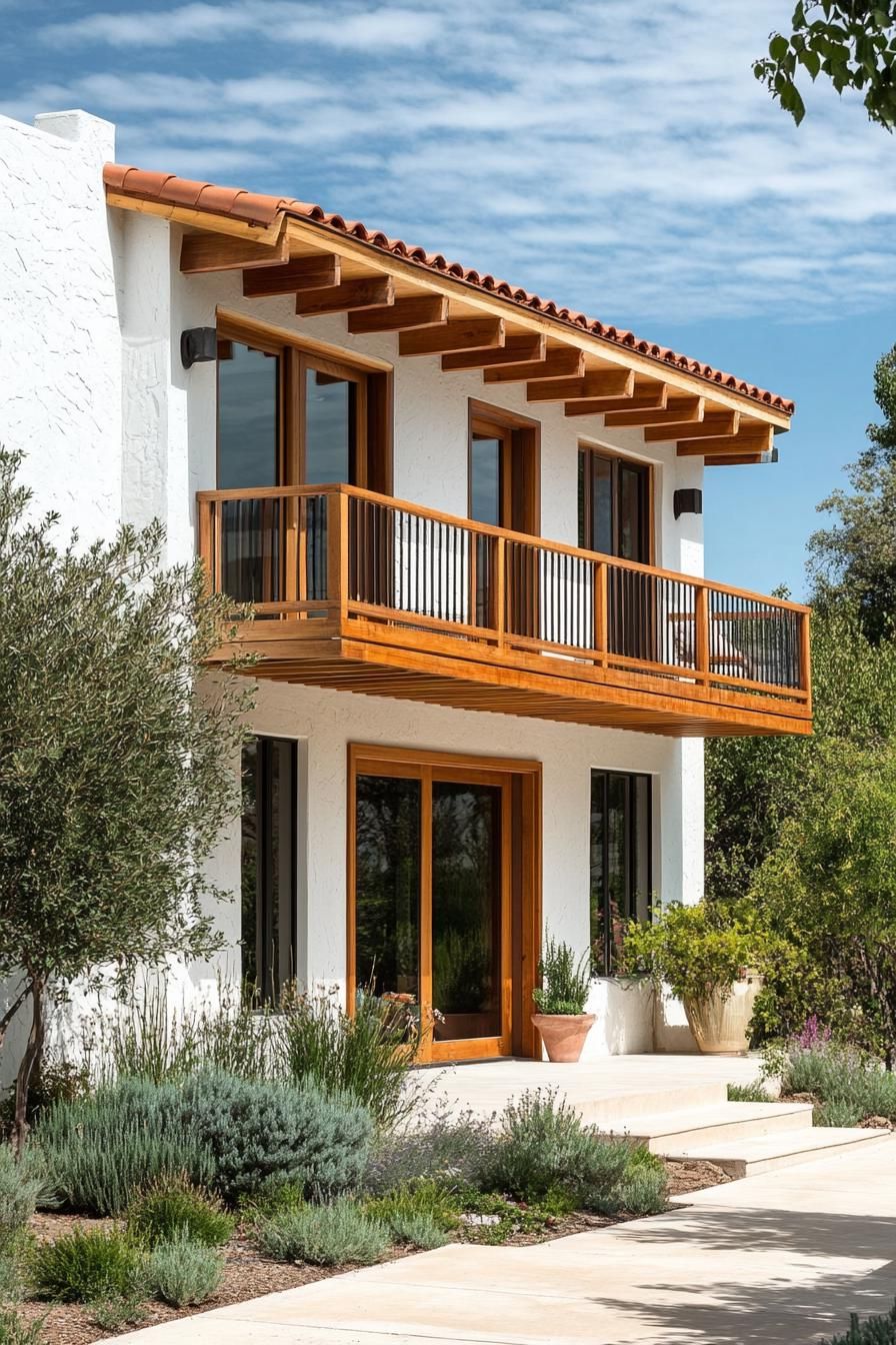 Smooth Stucco Walls With Vintage Wood Balconies - photo 2
