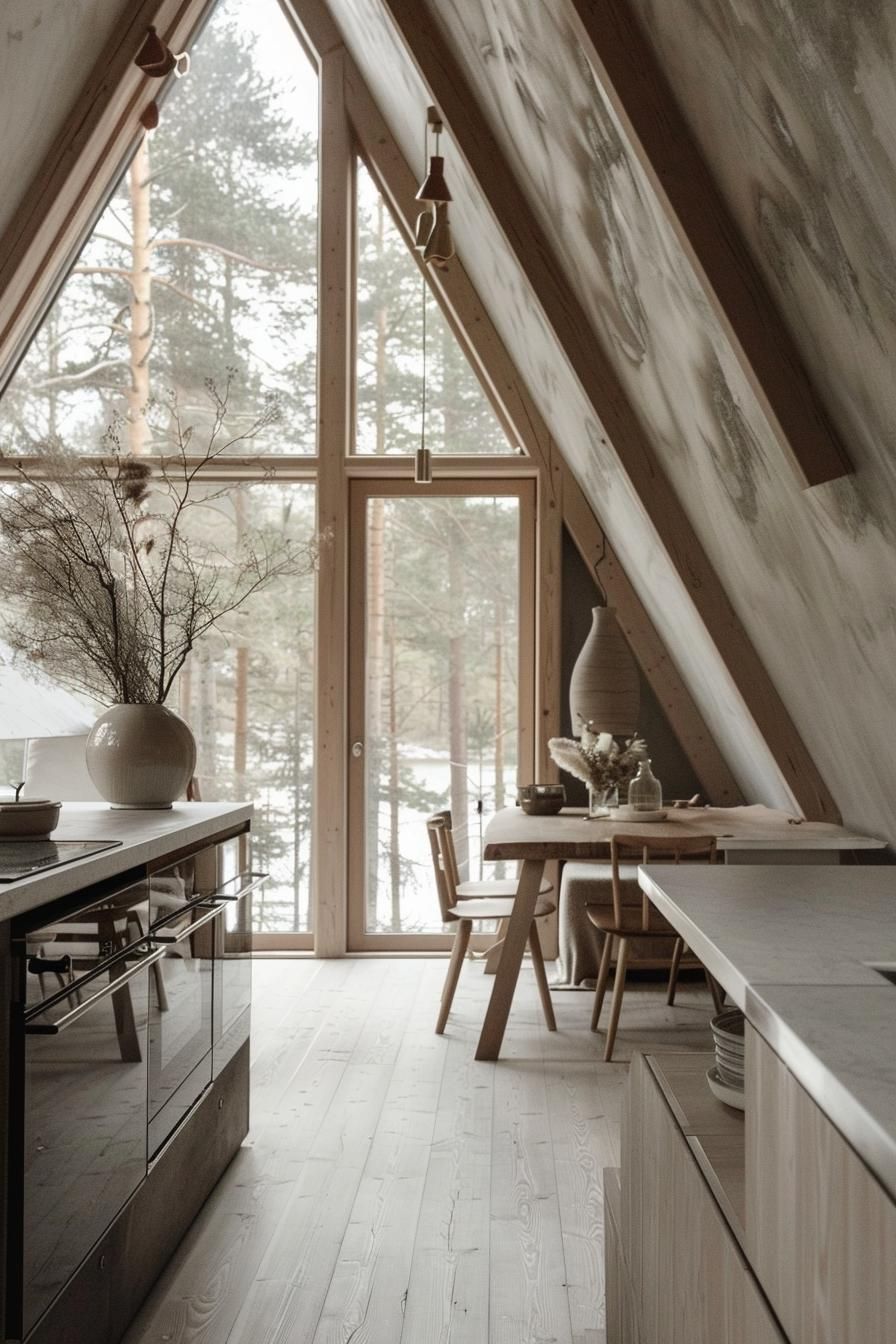 Scandinavian A-frame With Wood Interiors - photo 2
